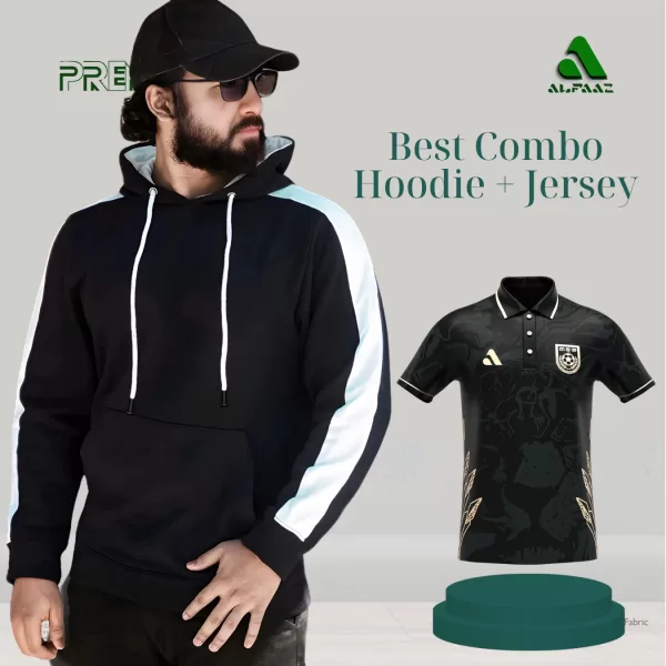 Combo of Hoodie & Jersey